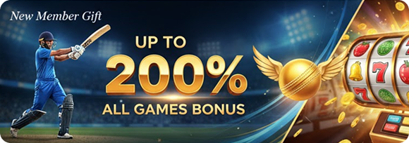 UP TO 200% ALL GAMES BONUS