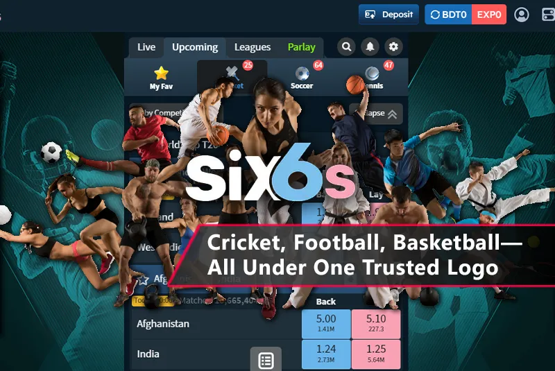 Cricket Logo Excellence: Six6s Redefines Sports Betting Innovation